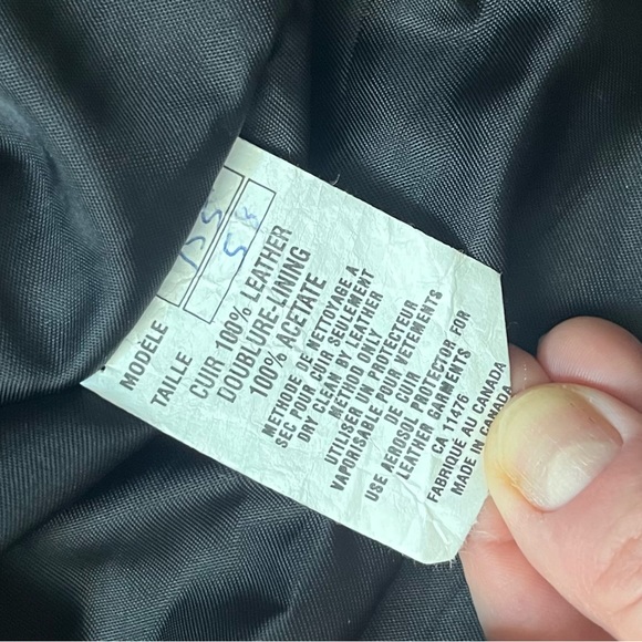 Vintage custom made leather motorcycle jacket - Picture 5 of 7